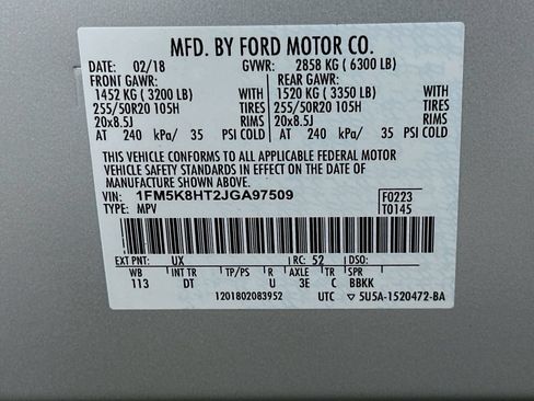 Used 2018 Ford Explorer Platinum AWD/4WD image 34