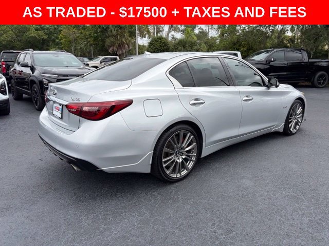 Used 2018 INFINITI Q50 Red Sport 400 w/ Sensory Package (Sport) RWD image 6