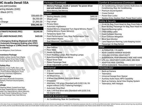 Used 2023 GMC Acadia Denali w/ Denali Ultimate Package image 3