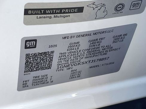 Certified 2026 Chevrolet Traverse LT w/ Driver Confidence Package AWD/4WD image 41
