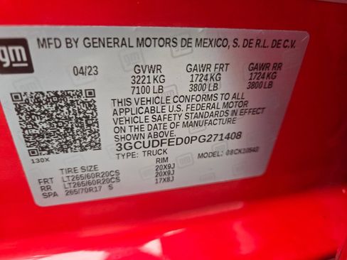 Used 2023 Chevrolet Silverado 1500 LT Trail Boss w/ Convenience Package II AWD/4WD image 12