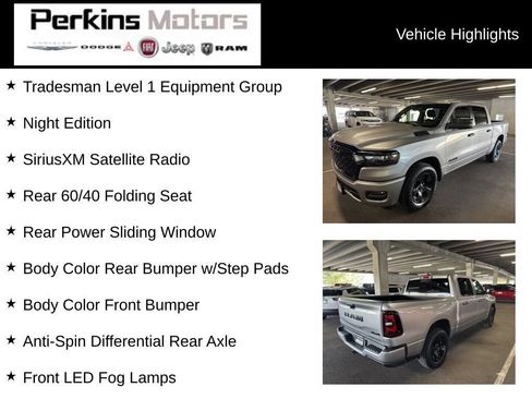 Used 2025 RAM 1500 Tradesman w/ Night Edition AWD/4WD image 11