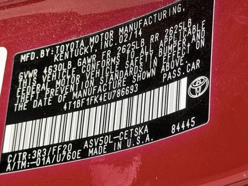Used 2014 Toyota Camry SE FWD image 9