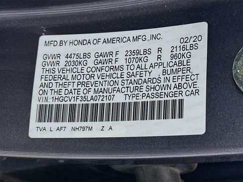 Used 2020 Honda Accord Sport image 12