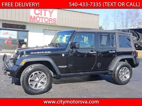 Used 2014 Jeep Wrangler Unlimited Rubicon w/ Connectivity Group AWD/4WD image 1