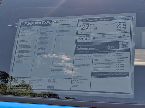 New 2027 Honda HR-V Sport image 3