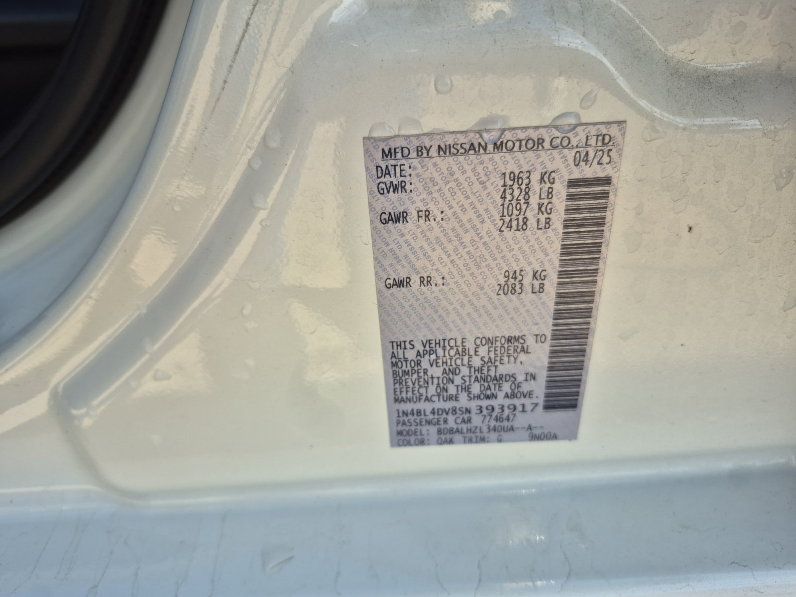 Used 2025 Nissan Altima 2.5 SV FWD image 25