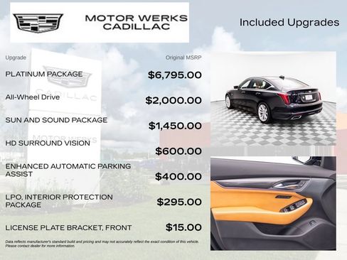 Certified 2025 Cadillac CT5 Premium Luxury w/ Platinum Package AWD/4WD image 4