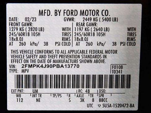 Used 2023 Ford Edge SEL w/ Sport Appearance Package AWD/4WD image 16