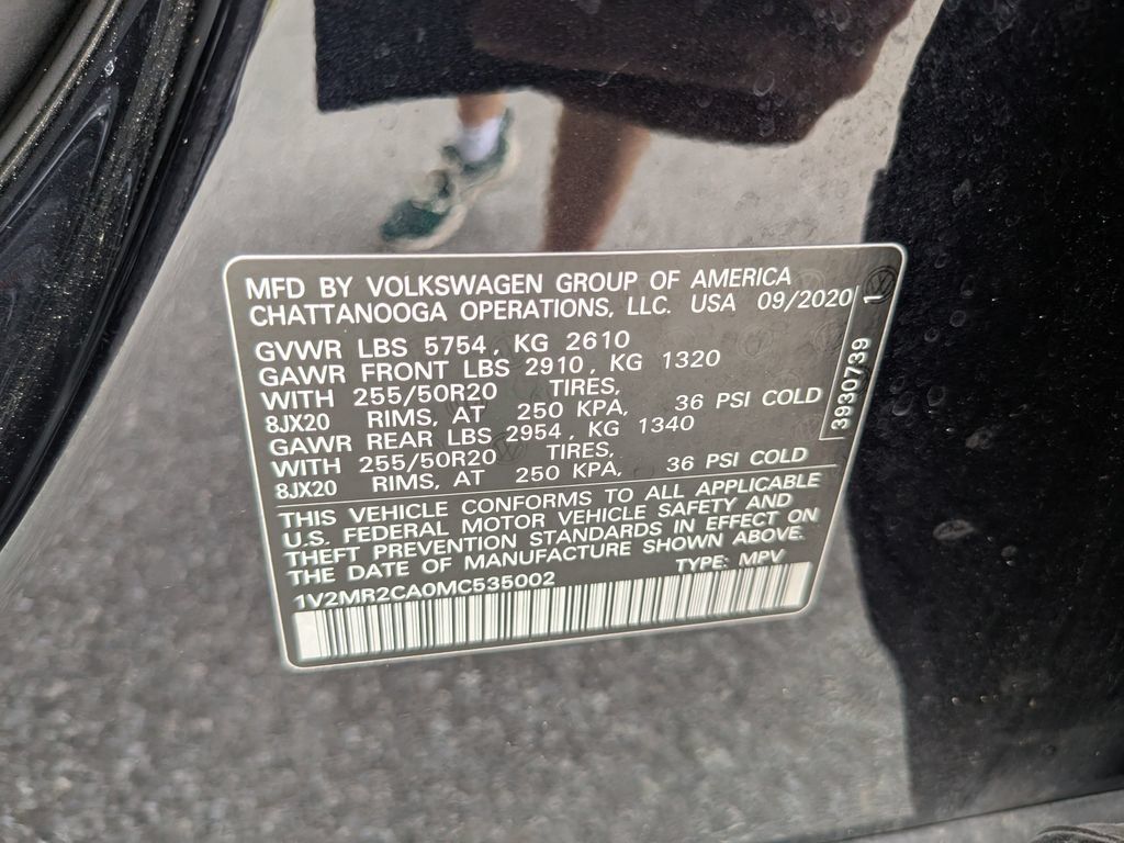 Used 2021 Volkswagen Atlas SE w/ Towing Package FWD image 36