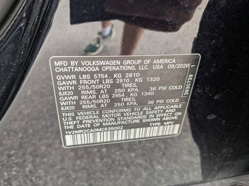 Used 2021 Volkswagen Atlas SE w/ Towing Package FWD image 36