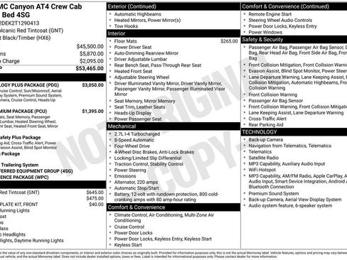New 2026 GMC Canyon AT4 w/ Technology Plus Package AWD/4WD image 6