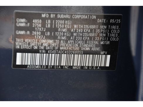 Certified 2025 Subaru Outback Premium image 28