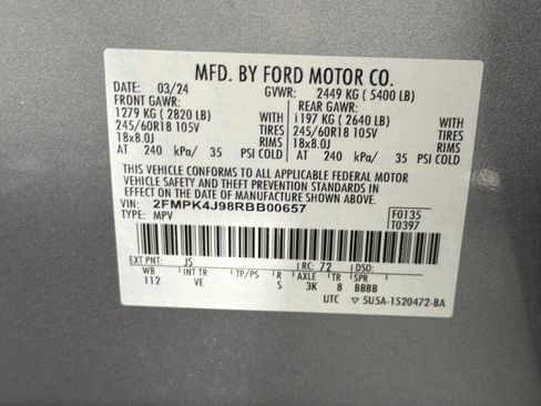 Used 2024 Ford Edge SEL AWD/4WD image 12