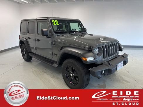 Used 2022 Jeep Wrangler Unlimited Sport image 1