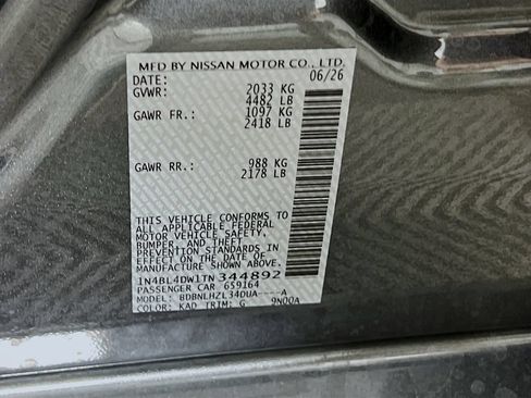 New 2026 Nissan Altima 2.5 SV AWD/4WD image 23