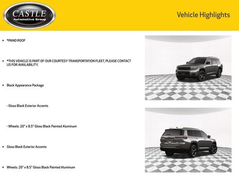 New 2025 Jeep Grand Cherokee L Limited w/ Black Appearance Package image 3