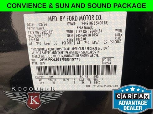 Used 2024 Ford Edge SEL w/ Convenience Package AWD/4WD image 27