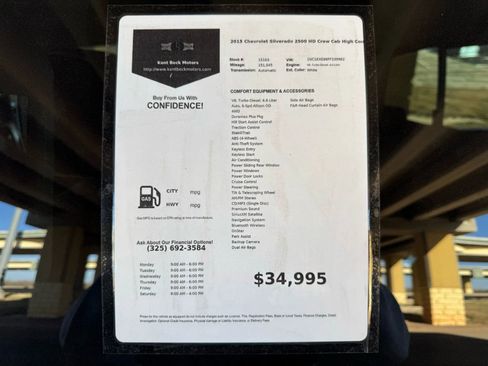 Used 2015 Chevrolet Silverado 2500 High Country w/ Duramax Plus Package image 33
