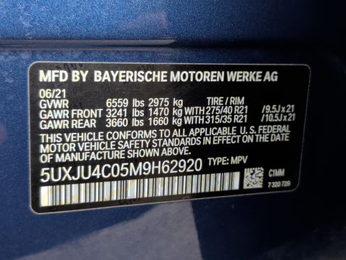 Used 2021 BMW X5 M50i w/ Premium Package image 42