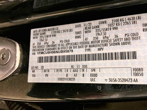 Used 2022 Ford Escape SEL w/ SEL Stealth AWD Package image 35