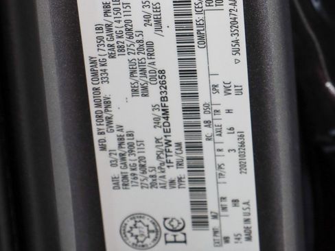 Used 2021 Ford F150 Lariat w/ Equipment Group 502A High image 35