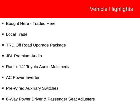 Used 2025 Toyota Tacoma TRD Off-Road w/ TRD Off Road Upgrade Package AWD/4WD image 3