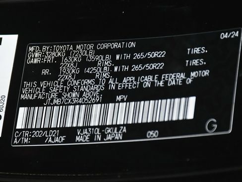 Used 2024 Lexus LX 600 F Sport image 23