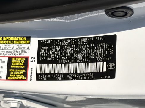 New 2026 Toyota Camry XSE FWD image 31