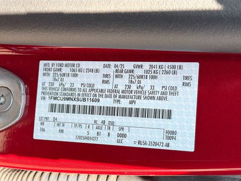 Used 2025 Ford Escape ST-Line w/ Tech Pack #1 AWD/4WD image 36
