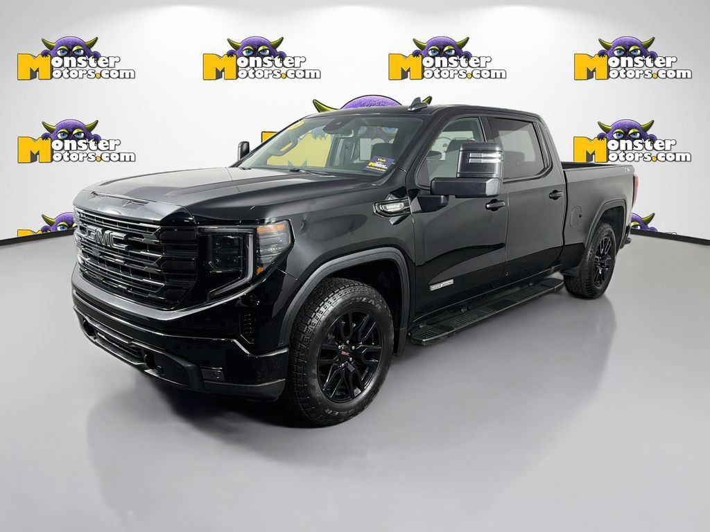 Used 2024 GMC Sierra 1500 Elevation w/ LPO, Elevation Black Package AWD/4WD image 1
