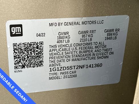 Used 2022 Chevrolet Malibu LT image 28