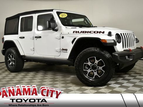 Used 2022 Jeep Wrangler Unlimited Rubicon w/ LED Lighting Group image 1