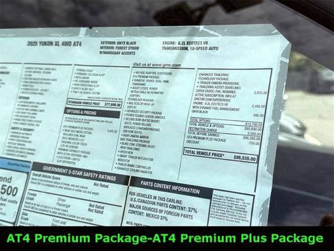 New 2025 GMC Yukon XL AT4 w/ AT4 Premium Plus Package image 6