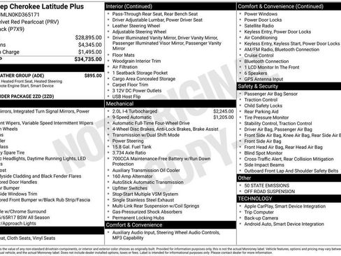 Used 2019 Jeep Cherokee Latitude Plus w/ Cold Weather Group image 5