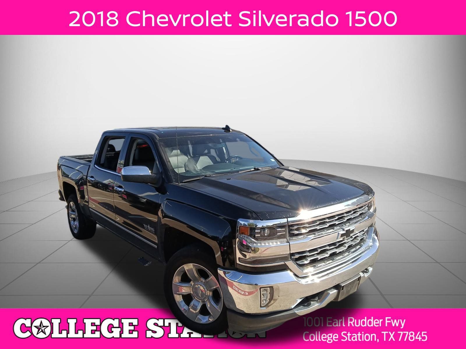 Used 2018 Chevrolet Silverado 1500 LTZ w/ Texas Edition AWD/4WD image 1