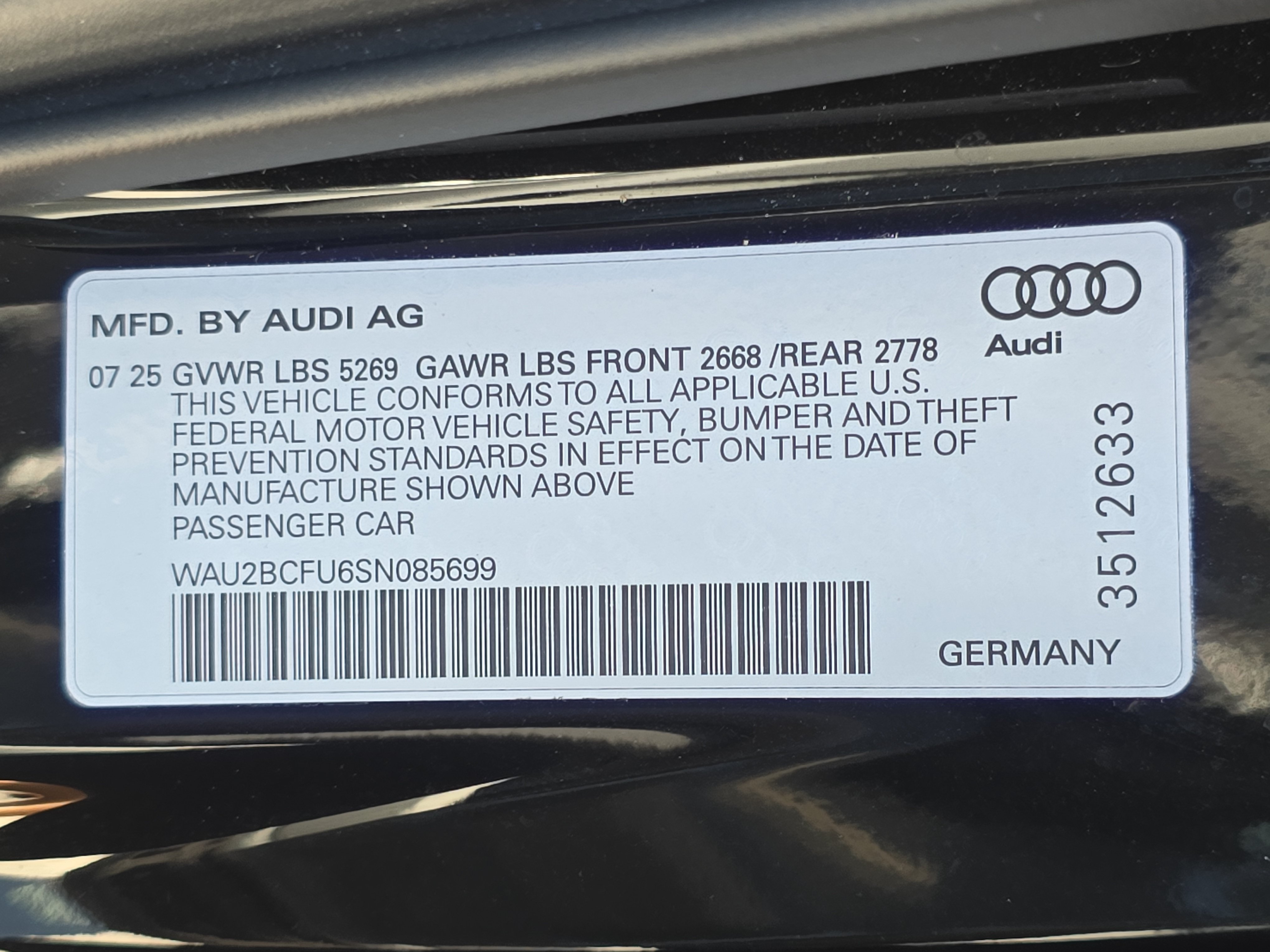 Used 2025 Audi A5 Premium Plus w/ Premium Plus AWD/4WD image 35