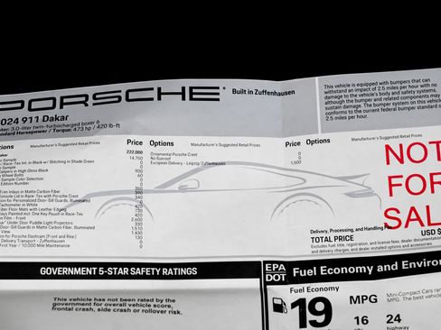 Used 2024 Porsche 911 Dakar image 2