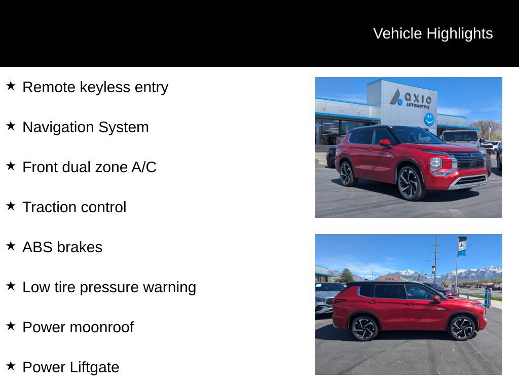 Used 2025 Mitsubishi Outlander 4WD Plug-In Hybrid image 6