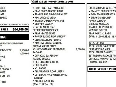 Certified 2025 GMC Sierra 2500 SLT w/ SLT Premium Package AWD/4WD image 2