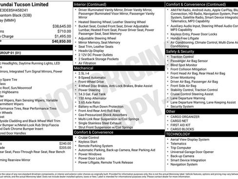 Certified 2025 Hyundai Tucson Limited FWD image 34