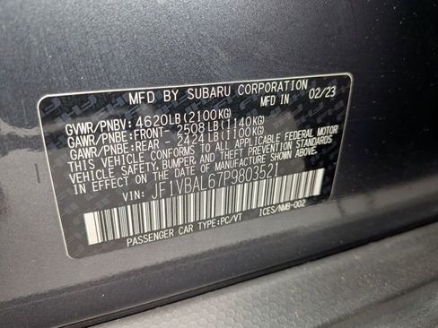Used 2023 Subaru WRX Limited AWD/4WD image 40