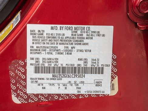 Used 2020 Ford EcoSport SE image 33