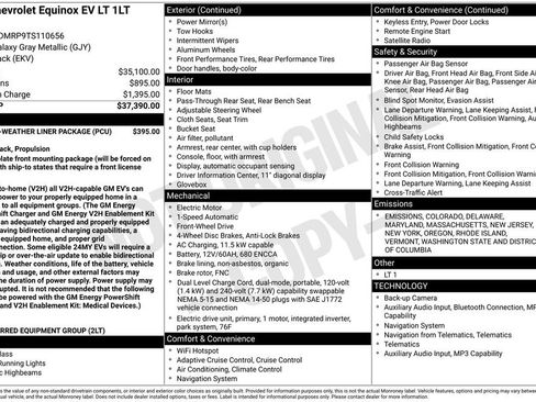 New 2026 Chevrolet Equinox EV LT image 21
