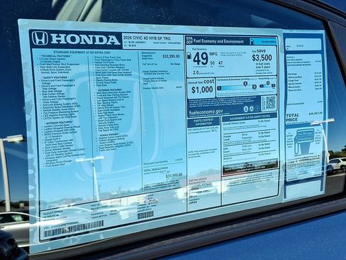 New 2026 Honda Civic Sport Touring image 11