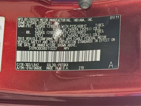 Used 2011 Toyota Sienna XLE FWD image 33