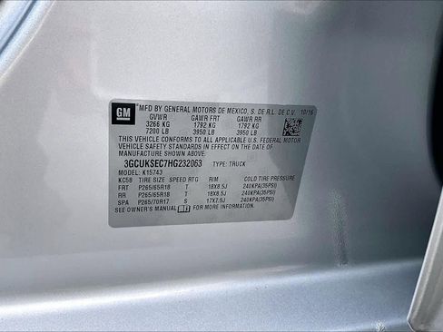 Used 2017 Chevrolet Silverado 1500 LTZ Z71 w/ LTZ Plus Package image 31