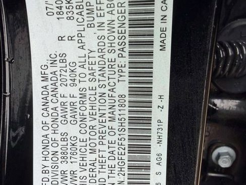 Certified 2025 Honda Civic Sport image 22