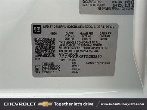 New 2026 Chevrolet Silverado 1500 Custom Trail Boss w/ LPO, Dark Essentials Package image 30