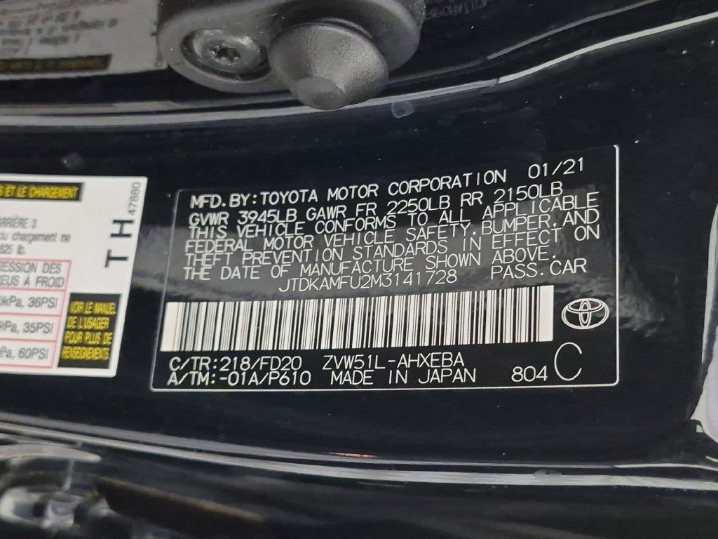 Used 2021 Toyota Prius LE FWD image 38